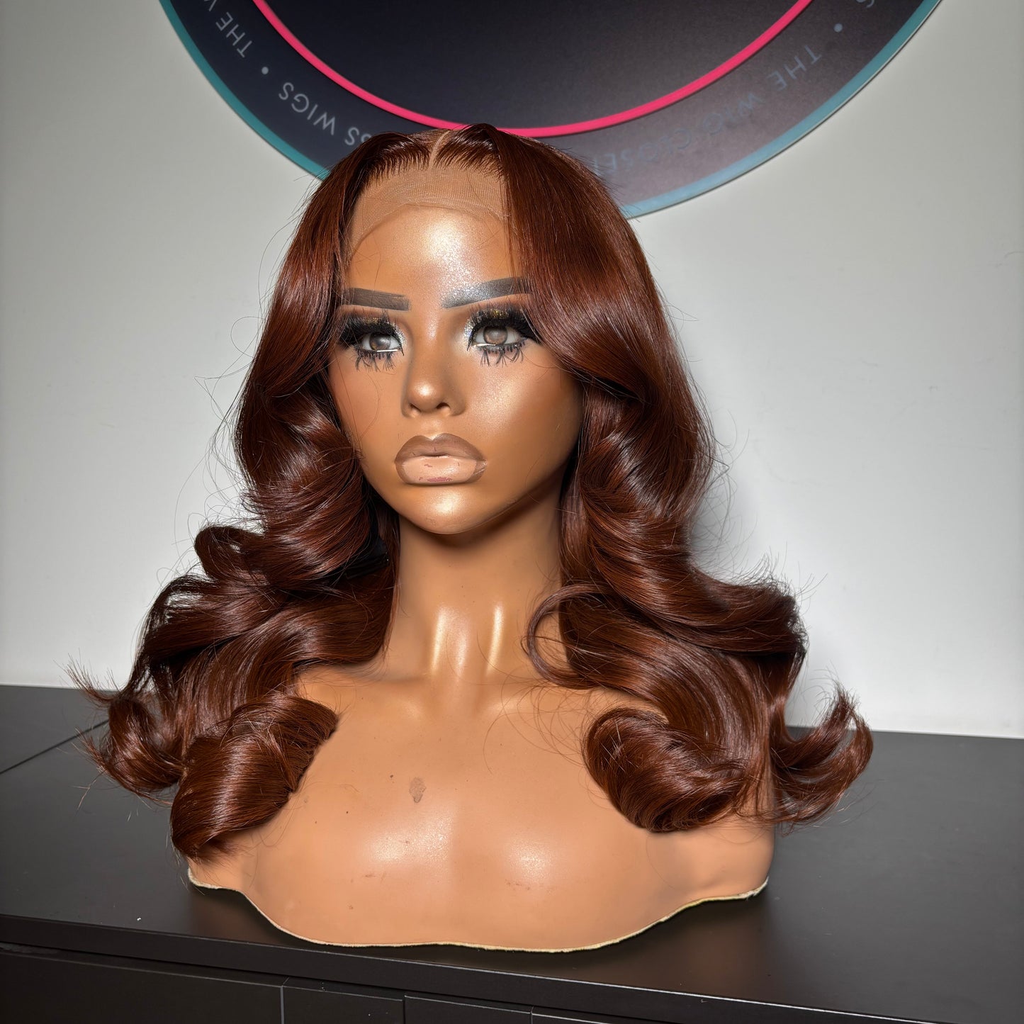 Wig #1 (auburn color)